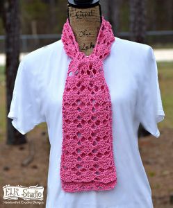 Sweet Pink Spring Scarf