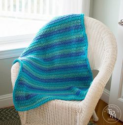 Ocean Waves Baby Blanket