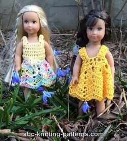 American Girl Doll Mini Sundress, Skirt and Top