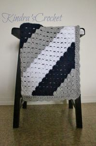 Corner to Corner Baby Blanket