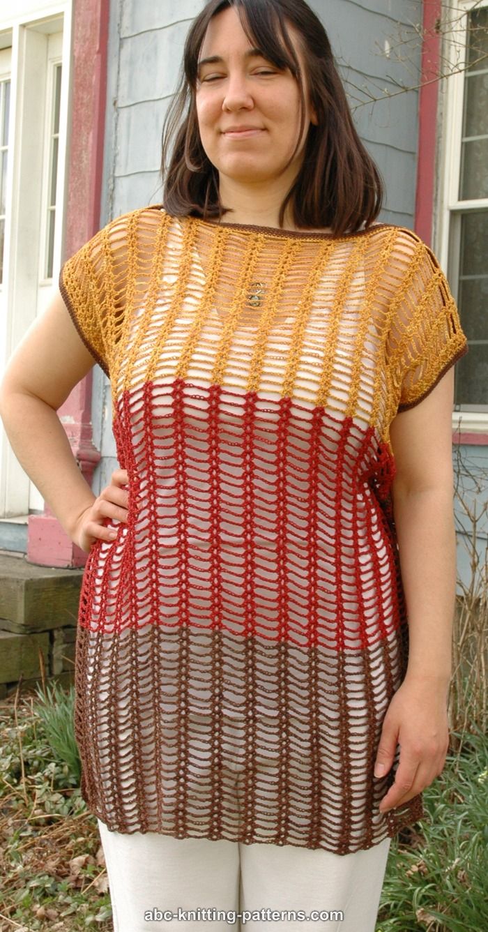 Crochet Patterns Galore - Chain and Shell Summer Top