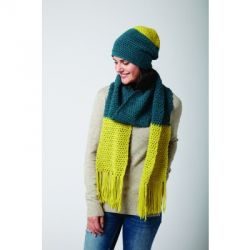 Color Burst Beanie & Scarf Set