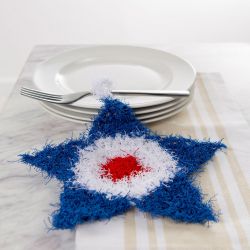 Patriotic Crochet Scrubby