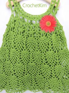 Pineapple Cascade Baby Dress