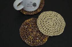 Crochet Raffia Coasters
