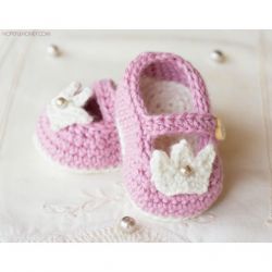 Princess Charlotte Baby Booties