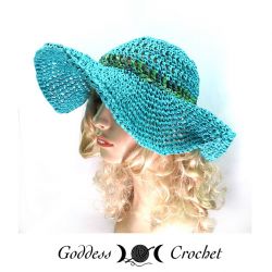 Raffia Wide Brim Hat