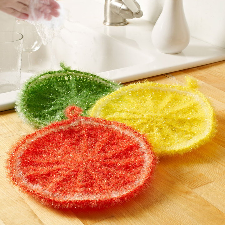 Crochet Patterns Galore Splash Of Citrus Scrubby