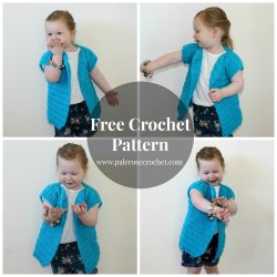 Crochet Patterns Galore - Oversized Toddler Vest