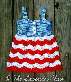 Red White and Blue Jean Dress