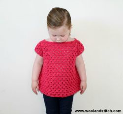 Mini Kids Granny Stripe Top