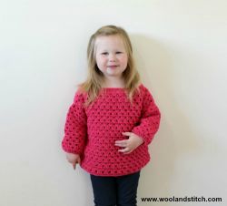 Mini Kids Granny Stripe Sweater