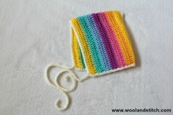 Baby Stripe Bonnet