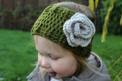 Mini Kids Flower Headwarmer