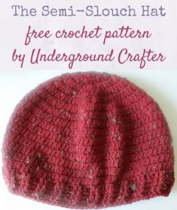 Free pattern: Cuddly Soft Slouchy Hat in 10 sizes - Underground Crafter