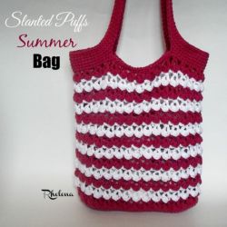 Slanted Puffs Summer Bag