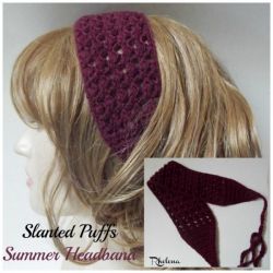 Slanted Puffs Summer Headband