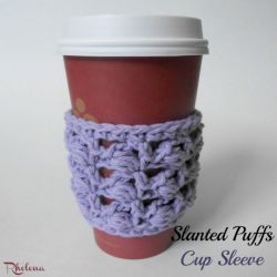 Slanted Puffs Cup Sleeve