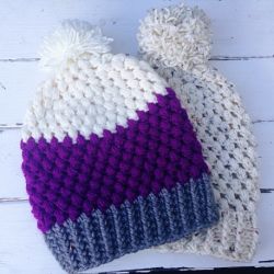 Adult Puff Stitch Beanie