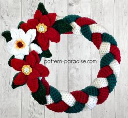 Braided Christmas Wreath