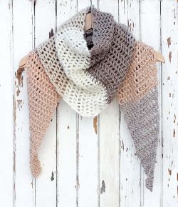 Desert Winds Triangle Scarf