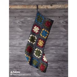 Granny Square Stocking