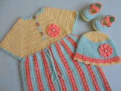 Stripe Baby Frock / Dress