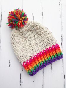 Rainbow Toddler Beanie