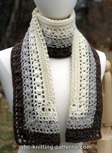 Snowy Evening Bobble Scarf