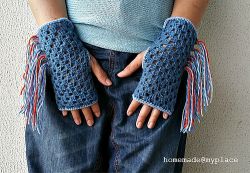 Fringe Gloves