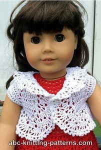 American Girl Doll Vintage Lace Bolero