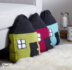 Cozy Cottage Crochet Pillow