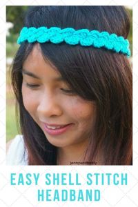 Easy Shell Stitches Crochet Headband