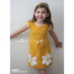 Crochet Daisy Dress