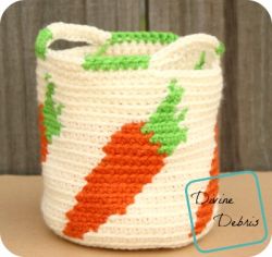 Cute Carrots Basket