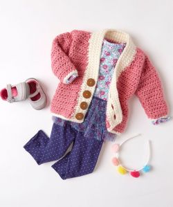 Crochet Cutie Baby Cardigan