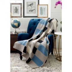 Big Plaid Crochet Blanket