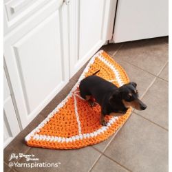 Citrus Slice Crochet Rug