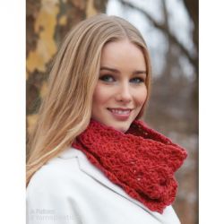 Cluster Stitch Crochet Cowl