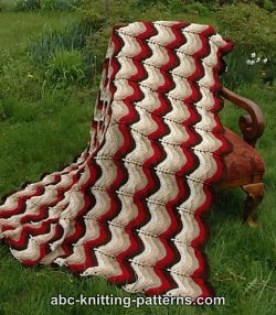 Carnival Bunting Ripple Afghan