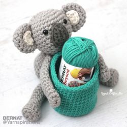 Koala Crochet Basket